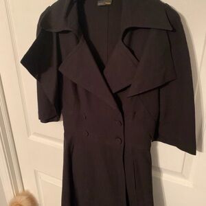 Fendi Black flare sleeved dress size 40